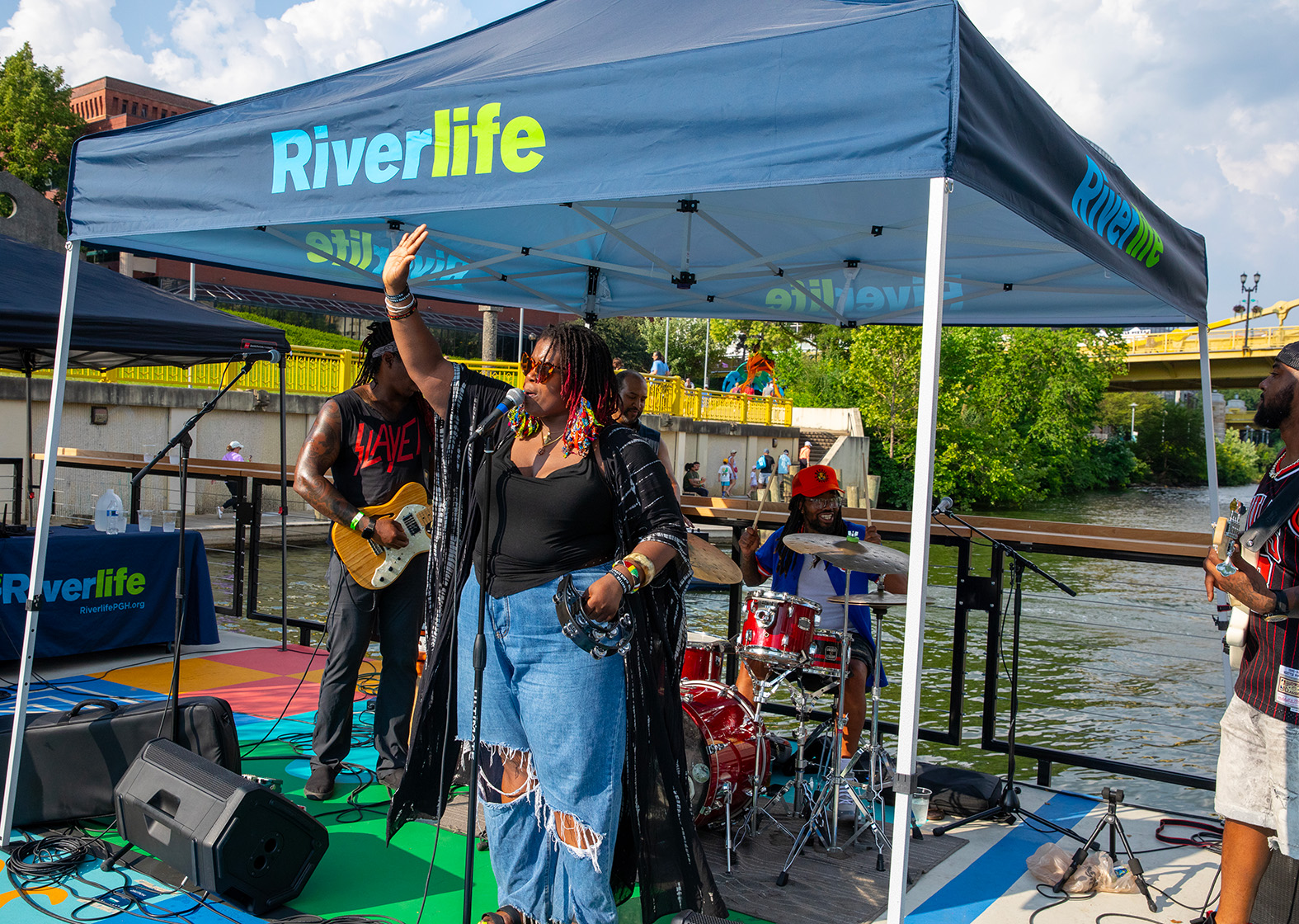 The band NASH.V.ILL performs on Shore Thing in 2025